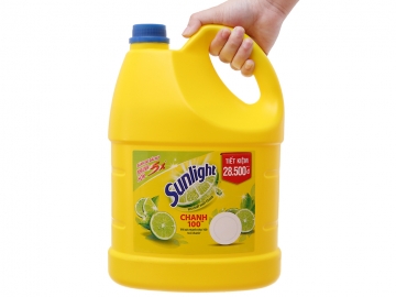 Nước rửa chén Sunlight hương Chanh (Can 3.8kg)