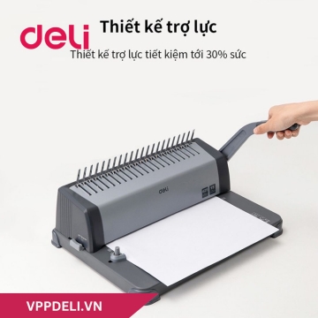 Máy đóng gáy xoắn Deli E3872