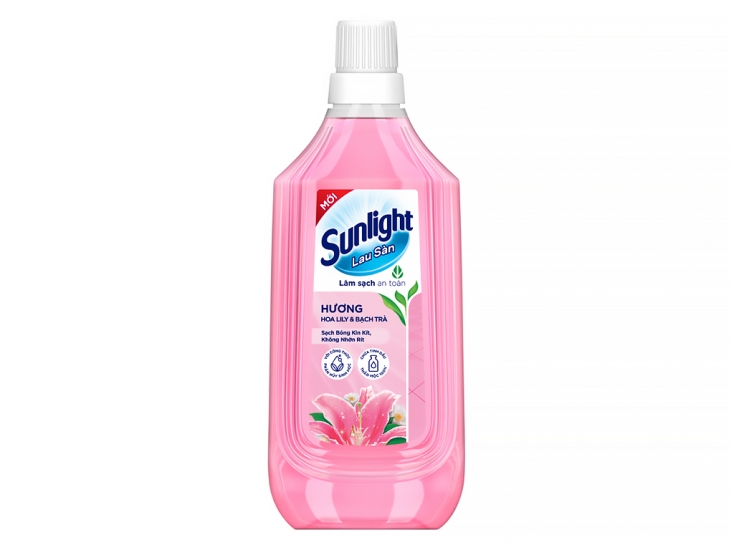 Nước lau sàn Sunlight hoa lily & bạch trà 1kg
