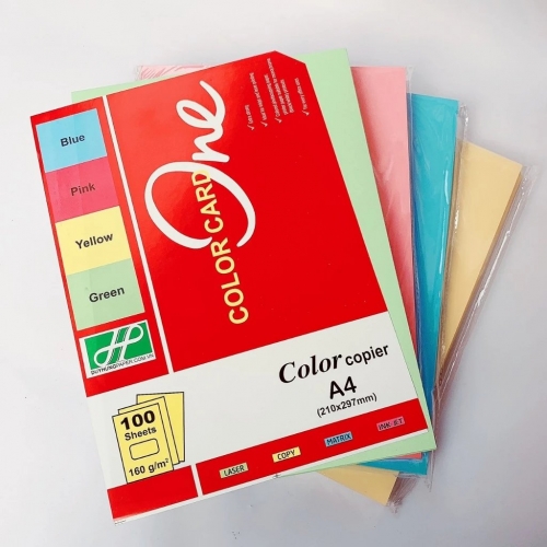 Giấy bìa màu A4 DL160gsm